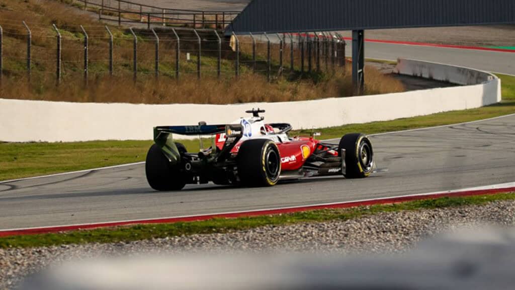 Formel 1 Charles Leclerc Ferrari Barcelona