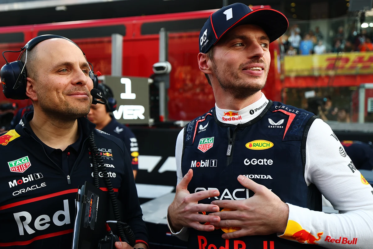 Formel 1 Red Bull Lambiase Verstappen